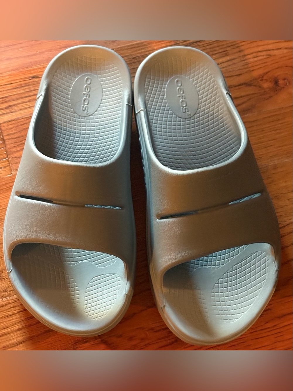 OOFOS OOahh Limited Slide, Teal, Size M8 W10